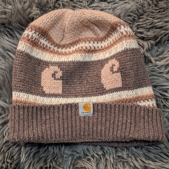 Carhartt Accessories - Women's Carhartt Pink Patterned Beanie